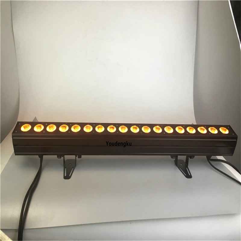 4 pieces Professional led wall wash stage light 18x18W RGBWA UV 6 in 1 dmx dj LE