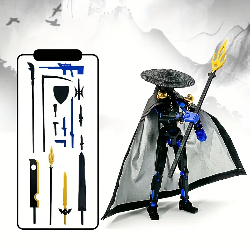 New Death/Swordsman/Wukong Titan 13 Action Figures T13 Multi