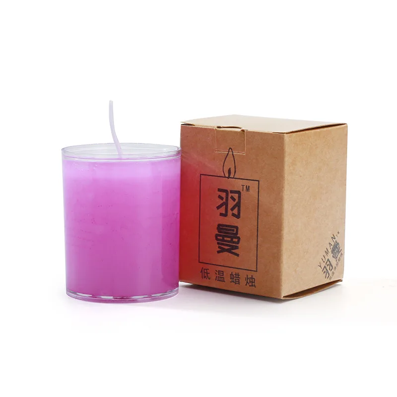 Yu Man Sexy Low Temperature Candles Couple Foreplay Flirting Wax Drip Alternative Sex Toy Adult Supplies Factory