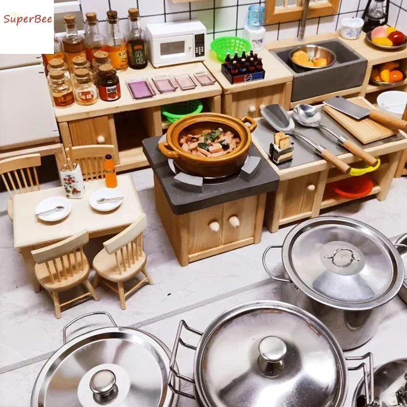 Miniature Oggetti 1:12 Casa Delle Bambole Utensili Da Cucina In