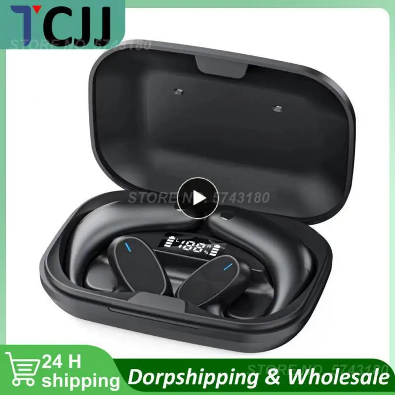 Tws Cuffie Wireless A Conduzione Ossea Gaming 9D Hifi Stereo Light Headset Sport Fitness Driving Ear Buds
