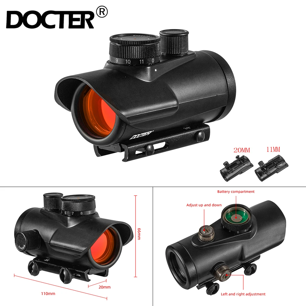 Holographic Sight Weaver Rail Docter Red Dot Sight Spotting Scope