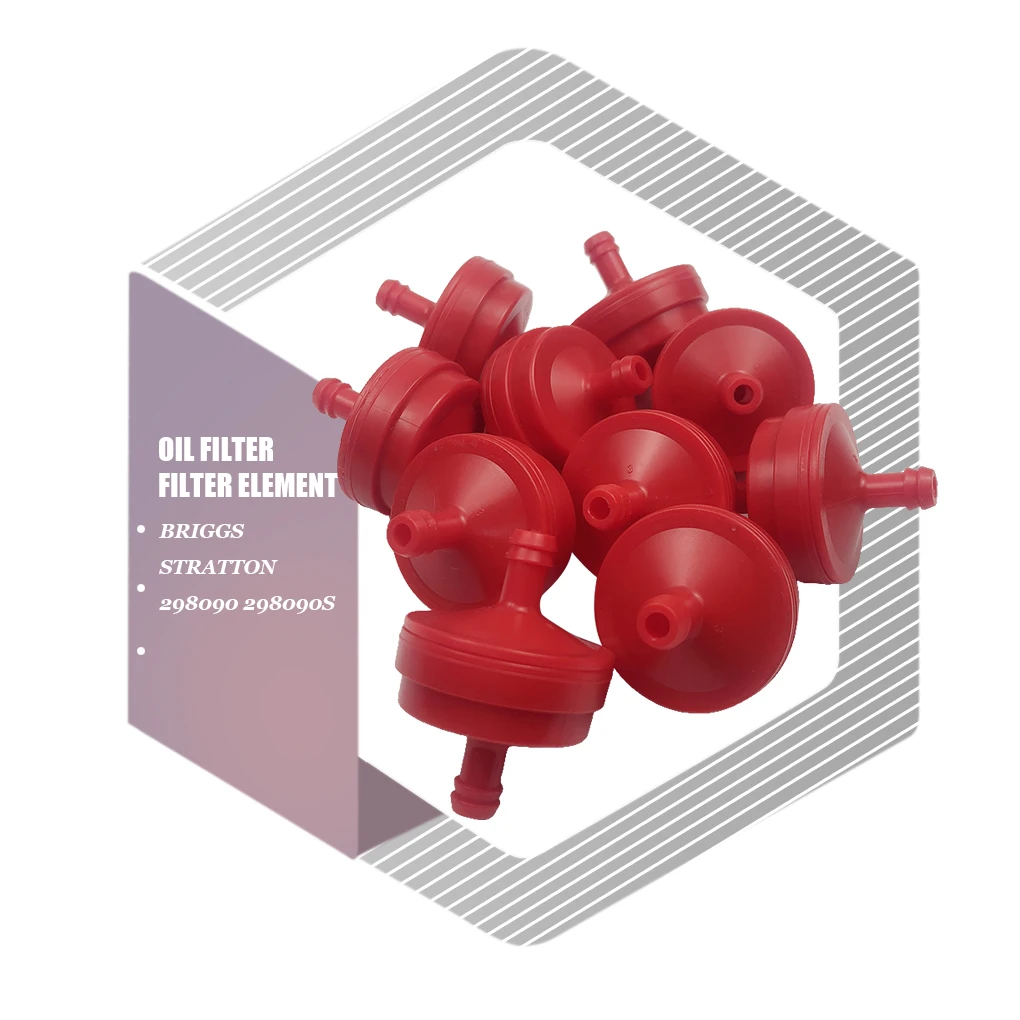 

10 Pieces Lawn Mower Fuel Filter Garden Power Tool Engine Filters