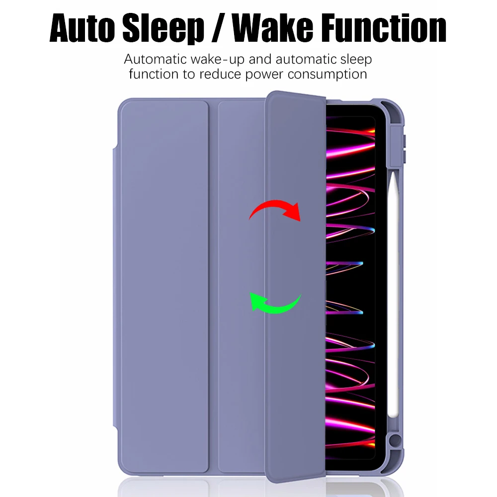 Estojo para Ipad Pro Capa Acessórios Ipad Pro 11 12.9 10.2 Mini Ipad Air 10.5 10th 9th 8th 7ª Geração 2023 2023 - Imagem 6