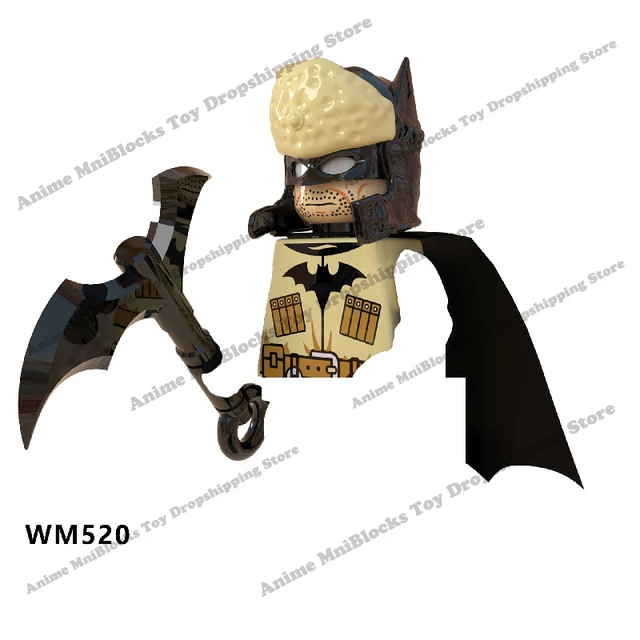 Movie Batman The Joker Harley Quinn Wonder Woman mini action toy figures building blocks Assemble bricks kid gifts WM6080 WM6100 WM520