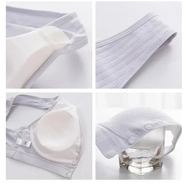 Cotton Maternity Nursing Bras Pregnant Breastfeeding Pregnancy Women Underwear Breast Feeding Bra Soutien Gorge Allaitement 2