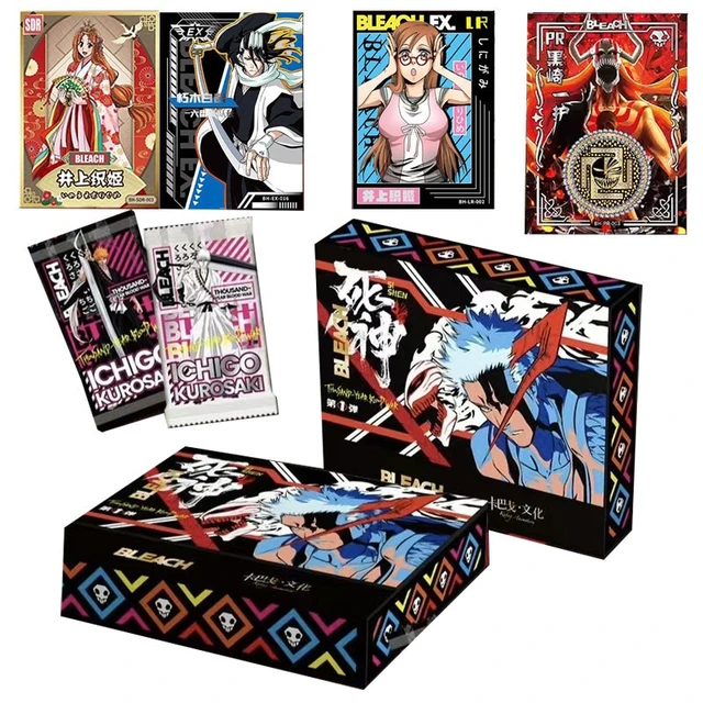 2023 New Bleach Cards Booster Box Thousand-year Blood War Tcg Anime SZR,  JCR, EXR, SXR, SLR, LSP Rare Card Japanese Anime Cartas - AliExpress