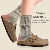 Bebealy Men Clogs Shoes Slip-On Buckle Clog With Cork Footbed Memory Foam Wide Widths Available Slippers Summer Clogs Slippers