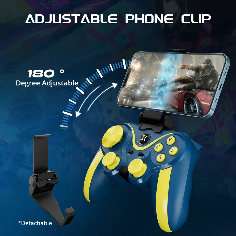 ISHAKO-е ȵ̵ Ʈѷ   2.4G Ű  ̽ƽ PS4 iOS ġ TV ڽ PC , е ȵ̵ Ʈѷ