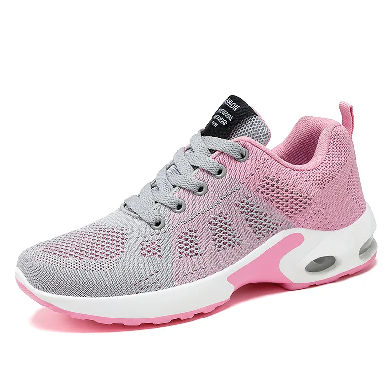New large size running shoes cushioned cushioning breathable mesh casual sports shoes mother pregnant women driving work shoes