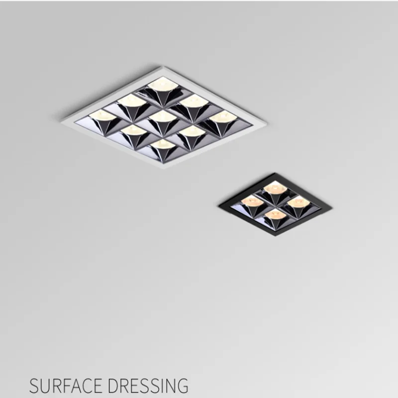 

Dimmable Square Led Downlight Light COB Ceiling Spot Light 8W 12W 18W 27W Ceiling Recessed Lights Lndoor Lighting AC110V-220V