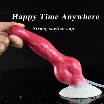 Sucker Silicone Ejaculation Dog Dildo Animal Big Knot Penis Anal Plug Sex Toys for Women Men G Spot Stimulate Adult Products 2