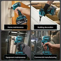 Makita DTD173 1800 tr/min tournevis à percussion sans fil 180N.m moteur sans brosse perceuse électrique bois/boulon/Mode T pour batterie Makita 6