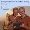 2024 Newest Cheap Rechargeable Hearing Aid Mini Device Ear Amplifier Digital Hearing Aids BTE Elderly Ear Care Hearing Amplifier 4