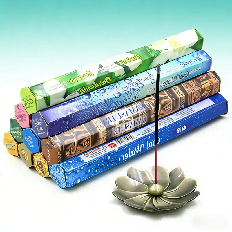 Assorted Scented Incense Sticks for Meditation, Yoga, and Aromatherapy - Lavender, Sage, Sea Breeze, and Love
