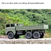 CROSSRC 1/12 Model XC6-A Off Road Military Truck KIT Motor Light Car 6*6 Vehicle RC Toys Gifts 2