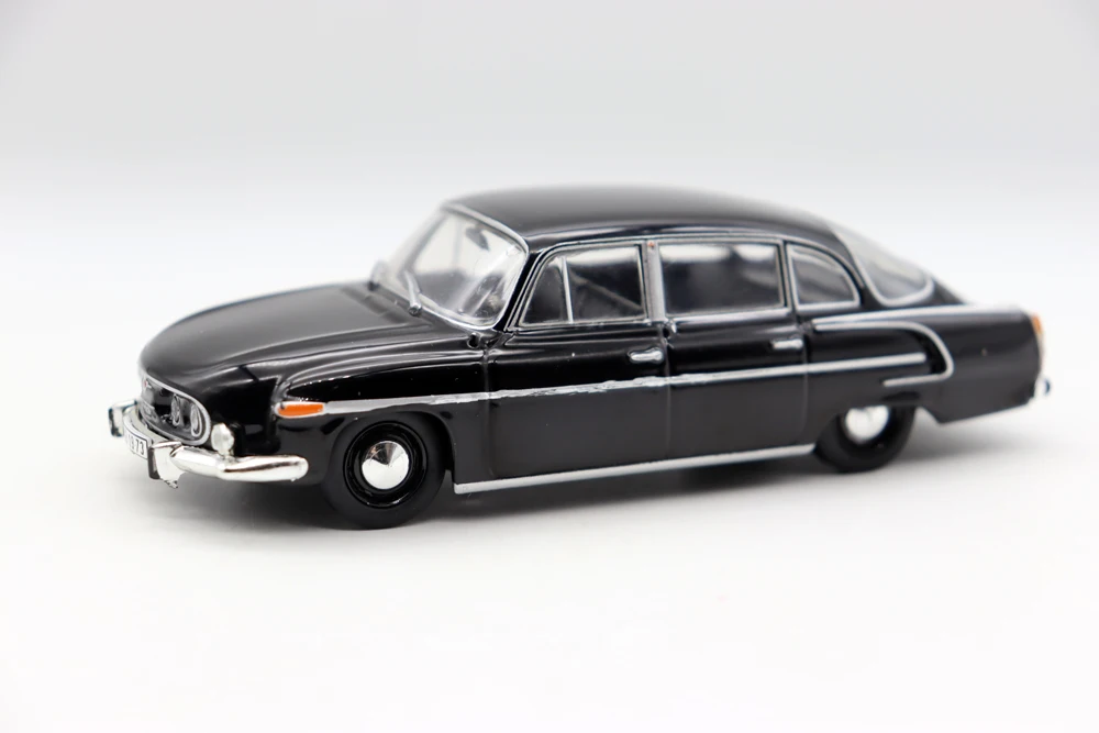 New 1/43 Tatra 603 1969 Black By AbrRex Scale Model Cars Diecast Matel for collection gift 1 43 scale model diecast soviet tatra 603 1 alloy czech retro car toy classic vehicle collection display for children adult doll