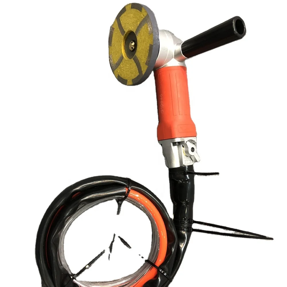 

Top Rear Exhaust Hand Held Pneumatic Tools Air Wet Polisher For Stone Polishing