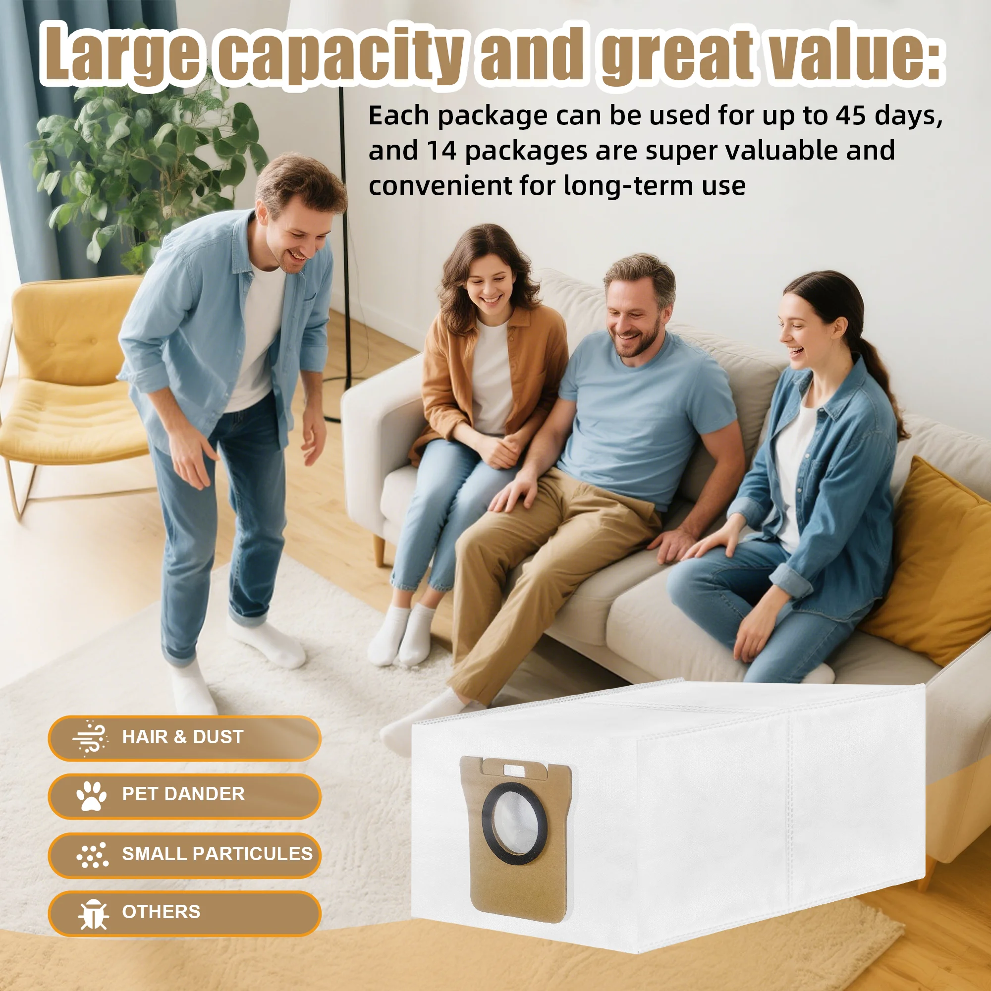 Dust Bag for Xiaomi Robot Vacuum X20 Plus X20 Max Pro X10+ S10+ S20+ for Dreame L10s Ultra L20 Ultra L30 Accessories