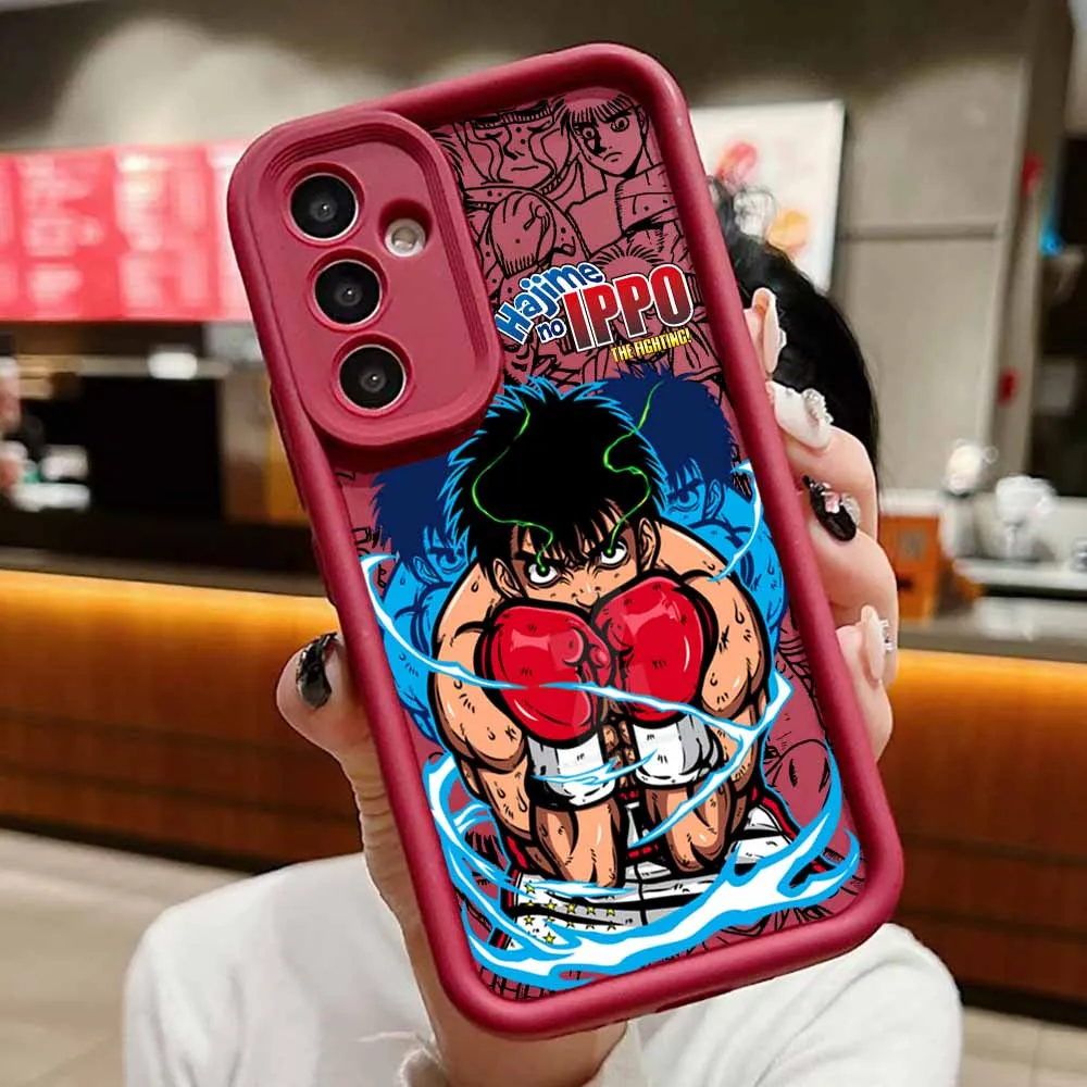 Hajime No Ippo Boxing Themed Silicone Phone Case with Lanyard