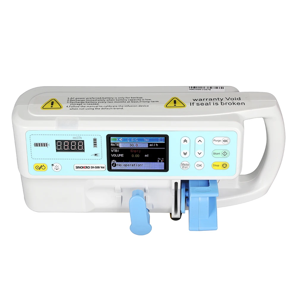 VET Syringe Pump Infusion pump Portable LCD Display Electric Medical Syringe Pum