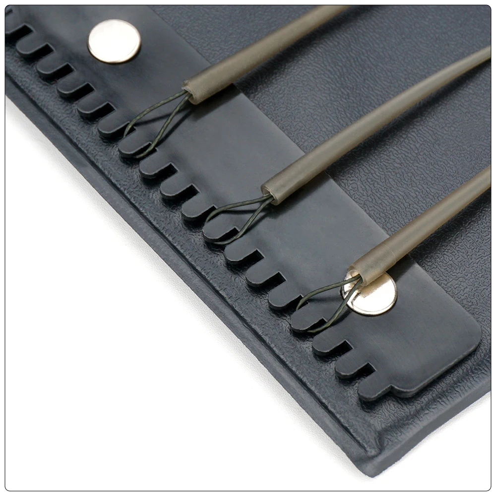 Hirisi Carp Fishing Rig Wallet – Aufbewahrungssystem mit steifem Hakenlänge für grobes Angelgeräte, Organizer-Koffer für Angelgeräte W103 – Detail 4
