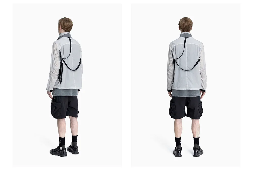Reindee Lusion 23ss 208 2-in-1  detachable patchwork color block pants dwr coating multiple pockets techwear gorpcore warcore