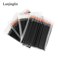 HOT 50Pcs Disposable Eyeliner Make Up Brush Eye Shadow Eyeliner Wand Cosmetic Brush Eyelash Extension Women Beauty Makeup Tool 1