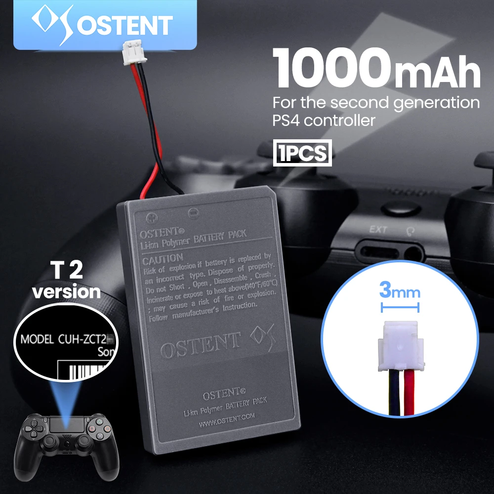 Bateria Joystick Ps4 V1 001 011 030 Bateria Control Ps4 V1