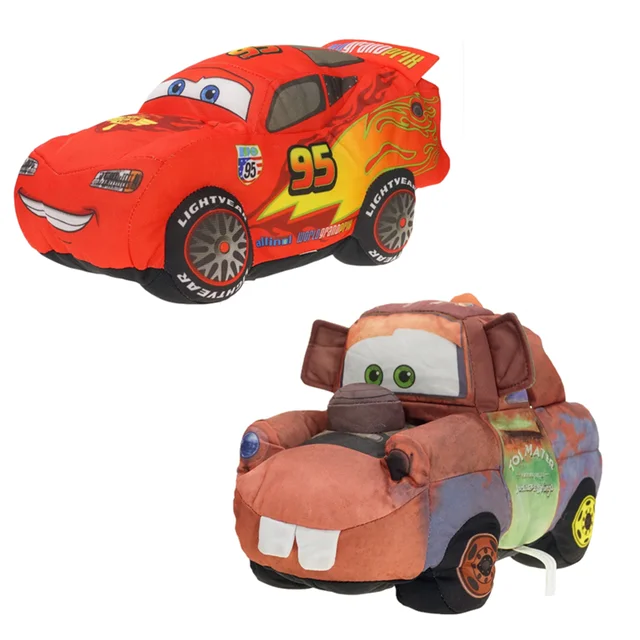 25Cm Disney Pixar Cars Blitz McQueen Plüsch Spielzeug Mater Autos