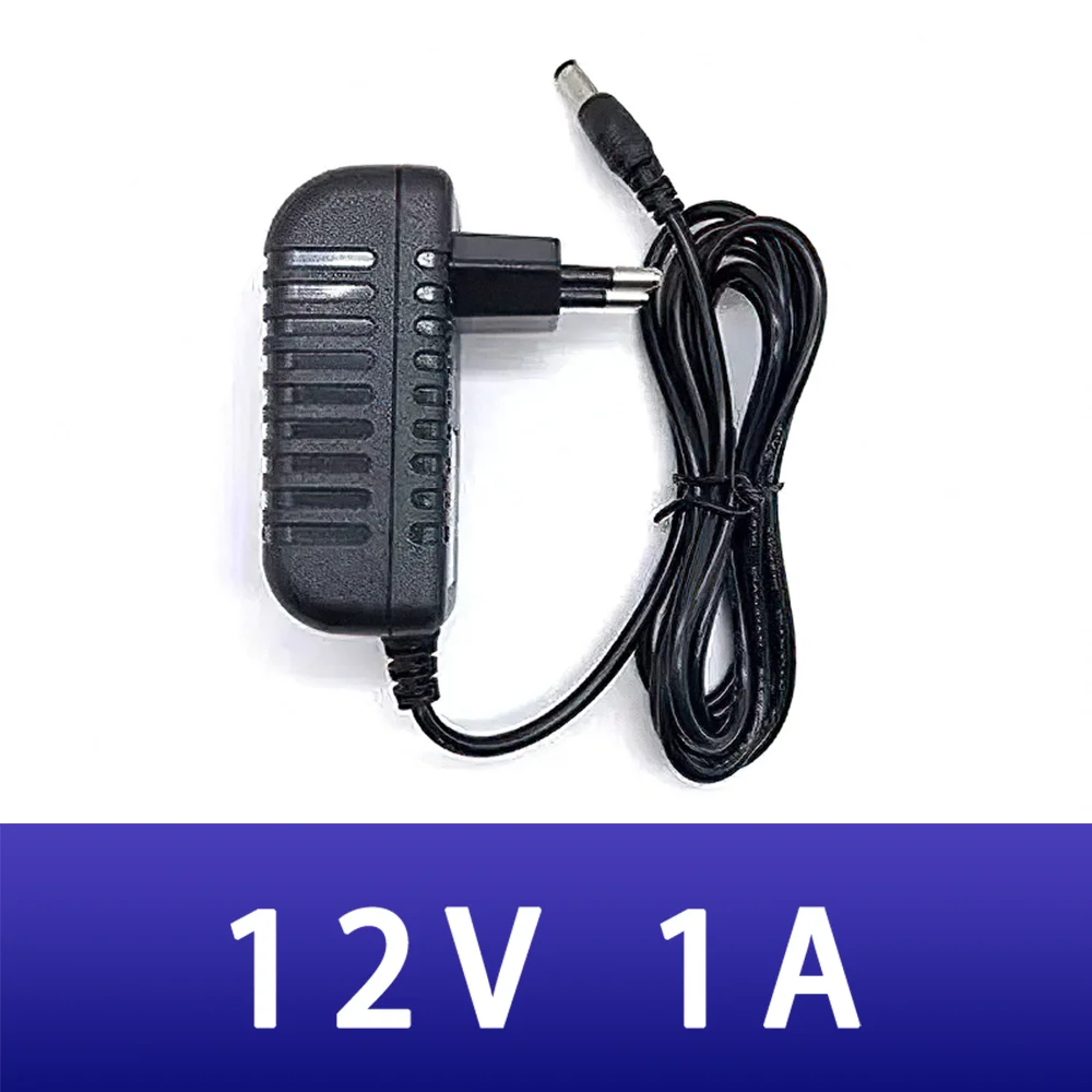 

2024 Newest AC DC 12V 1A power adapter 100-240V Switching Power Adapter EU UK AU US 5.5mm x 2.1mm Plug for CCTV WiFi LED