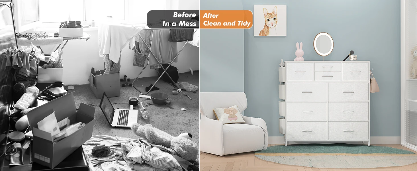 Lulive 10 Drawer Dresser