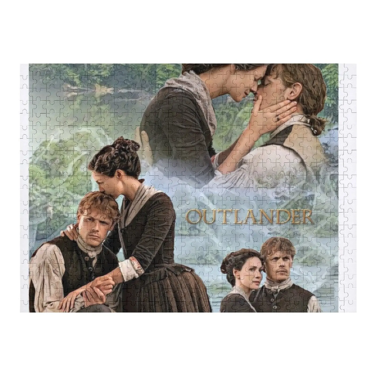 

Jamie and Claire Fraser/Outlander Jigsaw Puzzle Toys For Children Personalised Jigsaw