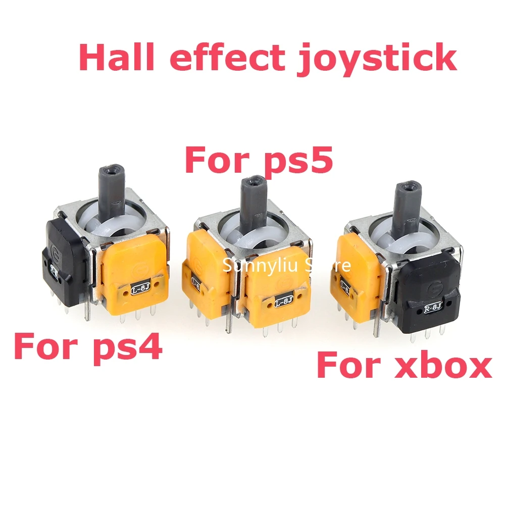 10 Pz Arancione Effetto Hall Joystick Modulo Controller Per Ps4 Ps5 Hall Sensore Analogico Joystick Per Ps5 Xbox One Xbox One S Series S