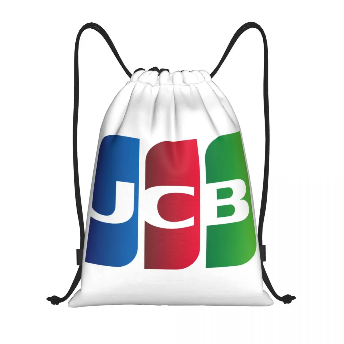 

JCB Drawstring Bag Women Men Foldable Gym Sports Sackpack Training Storage Backpacks