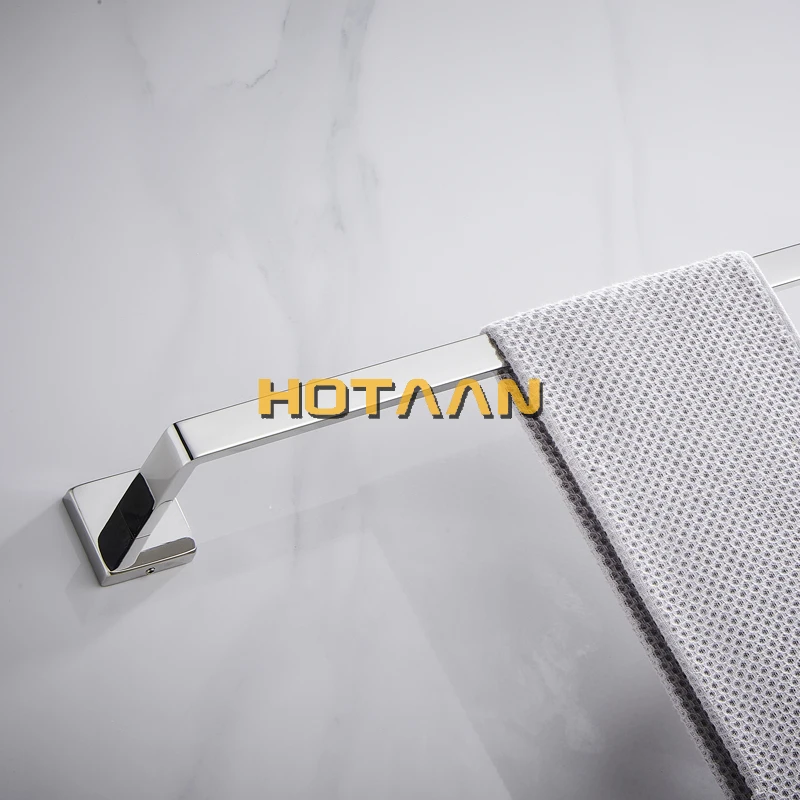 . (24",60cm)Single Towel Bar/Towel Holder,Solid stainless steel,Chrome Finish,,Bathroom accessories,YT-10596