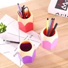 Creative Colored Pencil Head Contrasting Pen Holder Desktop Pen Holder Stationery Storage Pen Holder Makeup Brush Storage Bucket 5