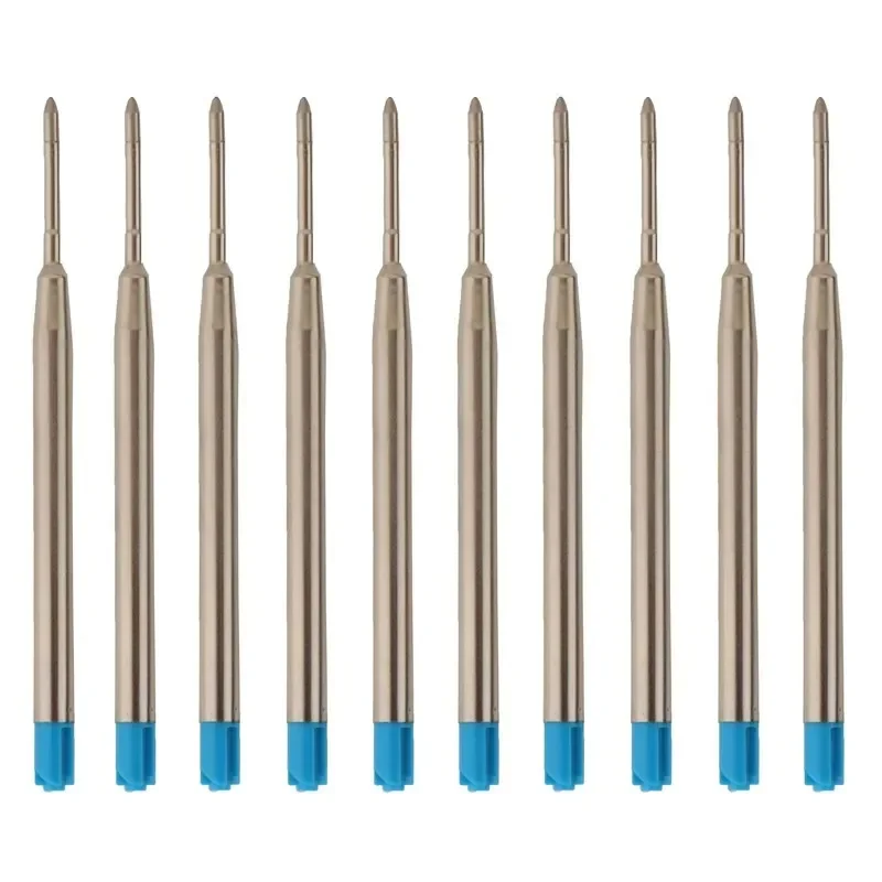 5/10/20/30pcs L:3.9 In Ballpoint Pen Refills for Parker Pens Medium Point blue Black Ink Rods for Writing Office Stationery 4