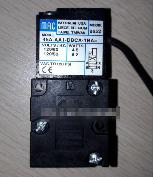 

MAC solenoid valve45A-AA1-DAAA-1BA DAAJ-1K 45A-AA2-DFFA-1BA DFBA DBCA