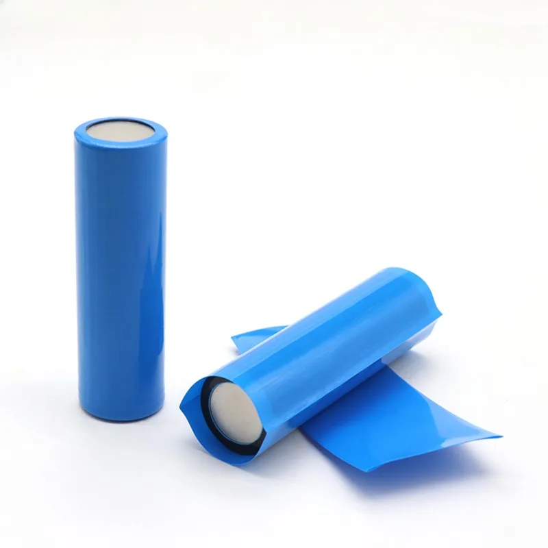 Heat Shrink Tubing 100Pcs Flat PVC For 18650 Lithium Battery