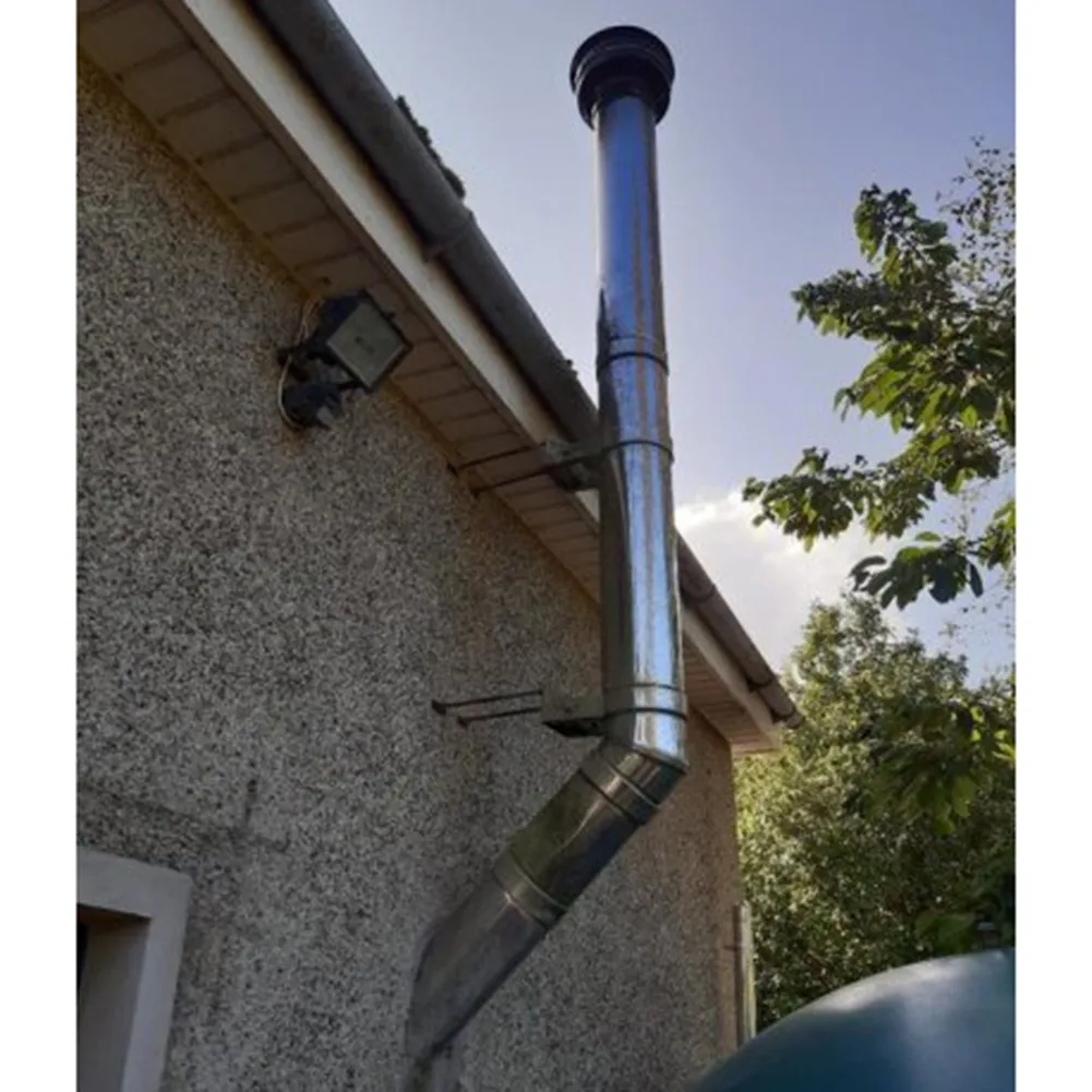 Stainless Steel Chimney Stove Pipe Outdoor Firewood Stove Exhaust Pipe  Camping Tent Chimney Gas Water Heater Exhaust Pipe - AliExpress