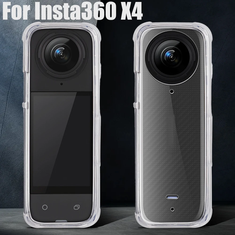 Description Picture 3 of itemTransparent Protective Bag for Insta360 X4 Waterproof Soft TPU Protectors Full Cover Shell Action Video Cameras Accessories