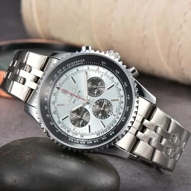 Navitimer automático Date Watch para homens, esportes de negócios cronógrafo, relógios masculinos, AAA + relógios, qualidade superior, quente, novo 5