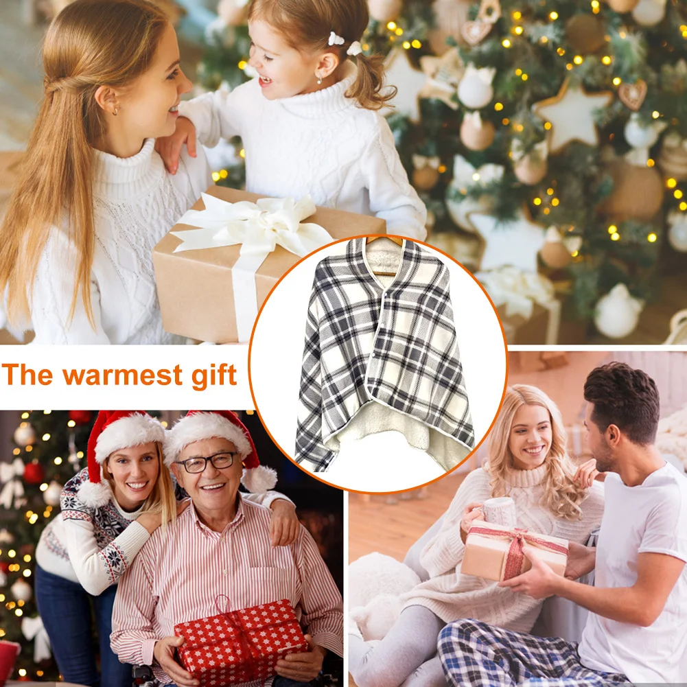 USB Electric Blanket 3 Heat Settings Warm Carpet Wearable Electric Mattress Home Office Back Knee Warmer Multifunctional Blanket