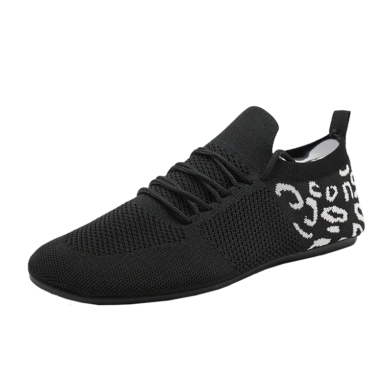 Breathable Men's Lightweight Mesh Casual Shoes - Outdoor Vulcanized Flats