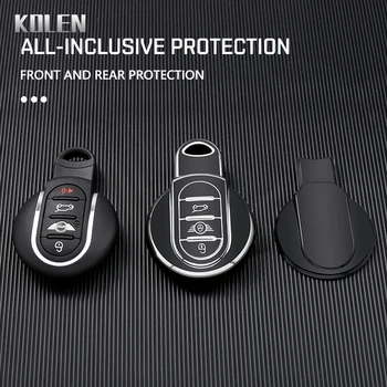 Nuovo TPU Car Remote Key Case Cover Shell Fob per BMW Mini COOPERS ONE JCW F56 F55 F54 F57 F60 R55 R56 R57 R58 R59 R60 S Roadster - Nuovo TPU Car Remote Key Case Cover Shell Fob per BMW Mini COOPERS ONE JCW