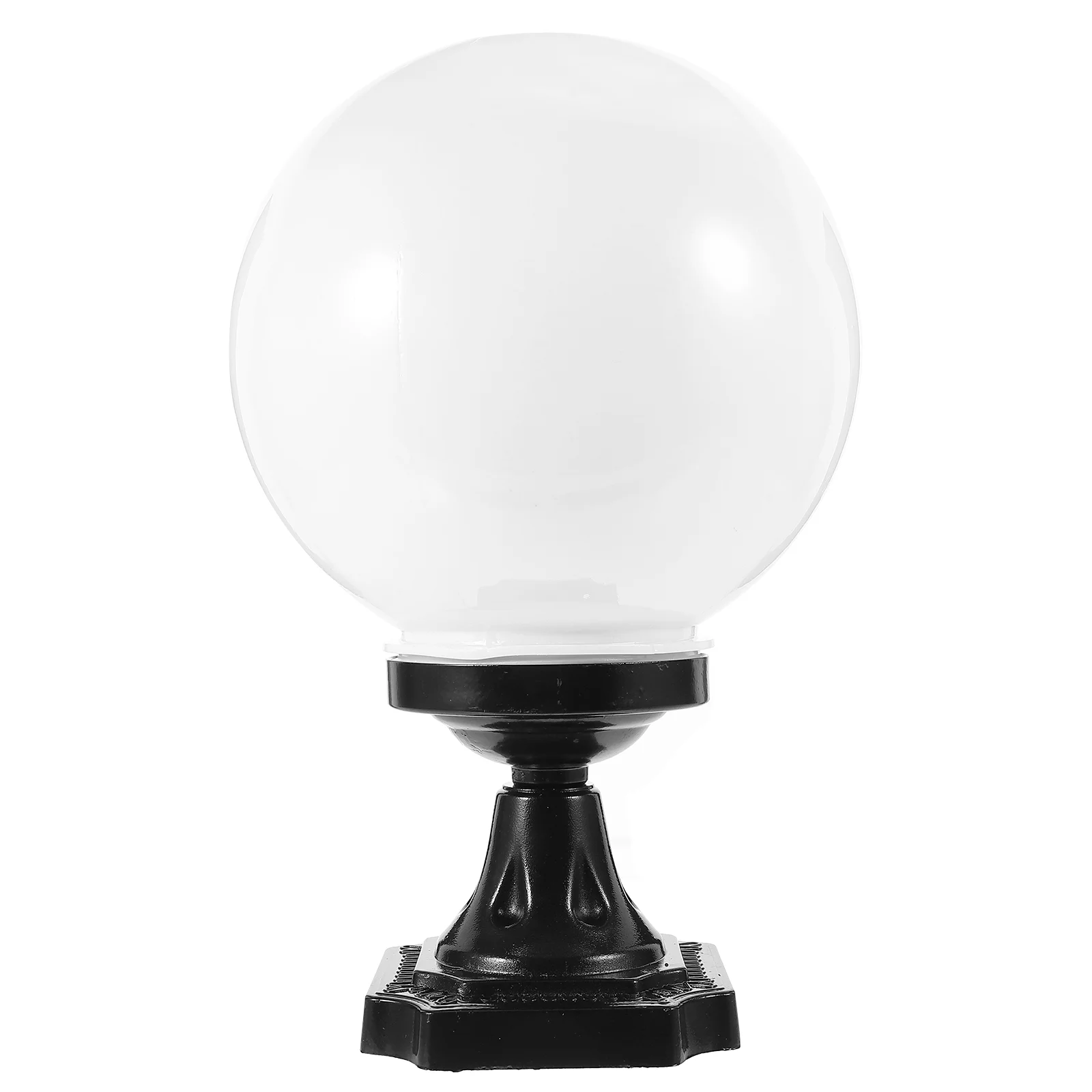 

Garden Globe Lampshade Wall Sconce Decorate Patio Aluminum Fixture Floor Light Lantern