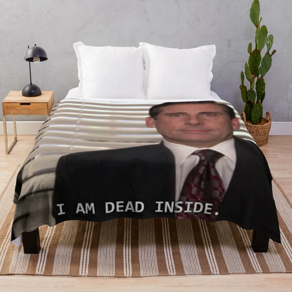 

The Office Funny Meme Throw Blanket Sofas Fluffy Blankets Large fluffy blanket