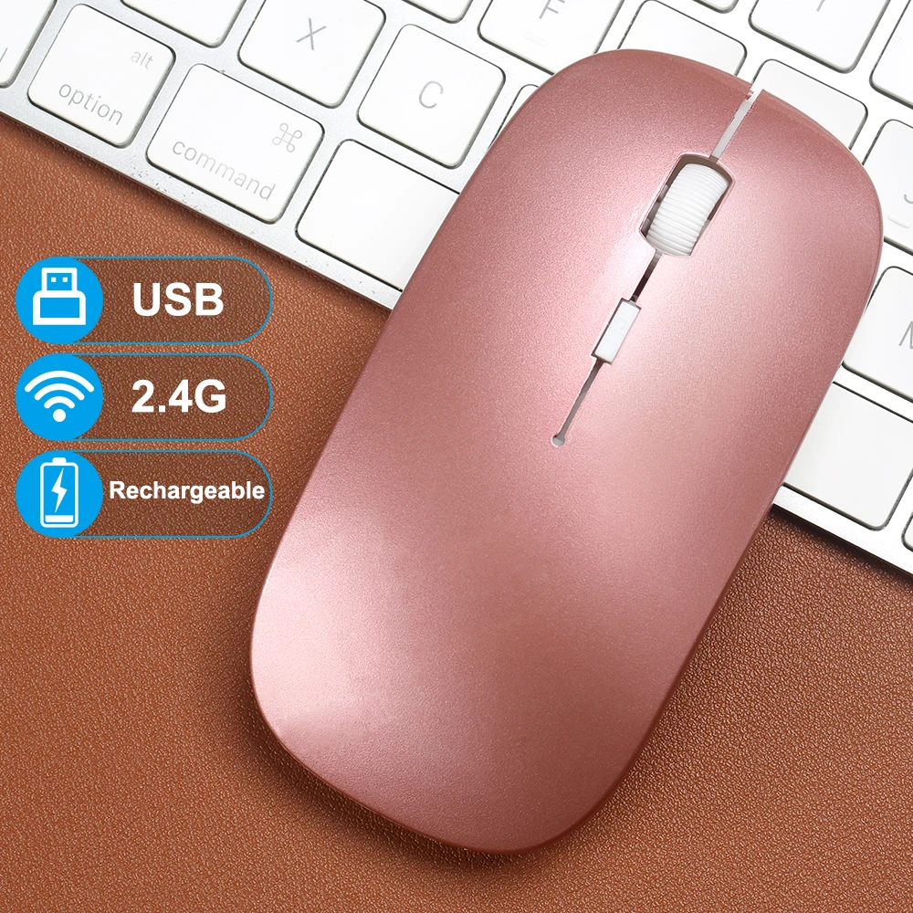 Ergonomic Rechargeable Wireless Gaming Mouse