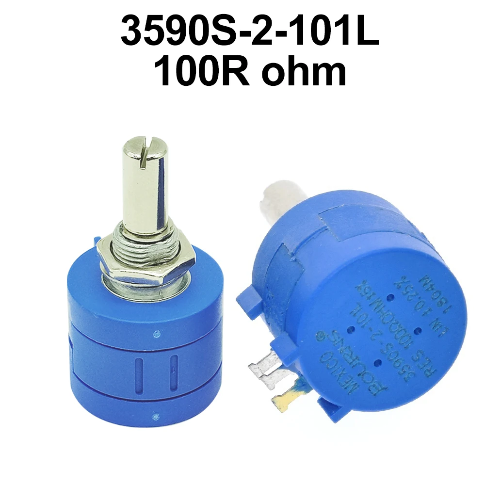 3590S Multiturn Potentiometer 500 1K 2K 5K 10K 20K 50K 100K Ohm Potentiometer Adjustable Resistor 3590 102 202 502 103
